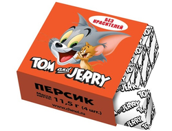 Том и Джерри Жевательные конфеты со вкусом Персика 11.5гр (40)*18
