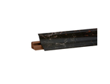 Плинтус для столешниц Korner LB-23, мрамор марквина черный глянец, 3,0 м