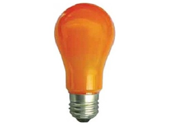 Лампа светодиодная K7CY80ELY Ecola CLASSIC LED COLOR 8,0W A55 220V E27 ORANGE ОРАНЖЕВАЯ 360° (композит) 108X55