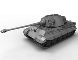 МОДЕЛЬ ТАНКА TIGER II 1/72 БЕЗ ПОДСТАВКИ