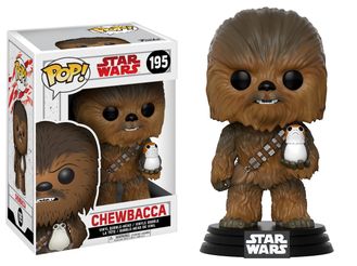 Фигурка Funko POP! Bobble: Star Wars: The Last Jedi: Chewbacca with Porg