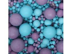 ДРАЖЕ ЗЕРНОВОЕ 40 г, Голубое, Сиреневое (МАТОВОЕ) # 94 М