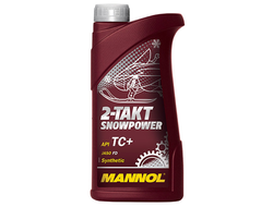 Масло моторное Mannol 2-T SNOWPOWER для 2-х тактных снегоходов (1430) - 1 л.