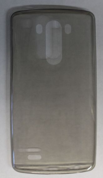 Защитная крышка силиконовая LG G3 D855, чёрная