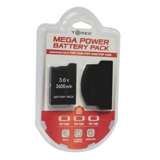 Аккумулятор повышенной емкости для PSP 3000/ PSP 2000/ PSP 1000 Mega Power Battery Pack