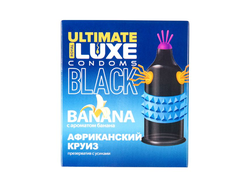 Презервативы Luxe, black ultimate, «Африканский круиз», банан