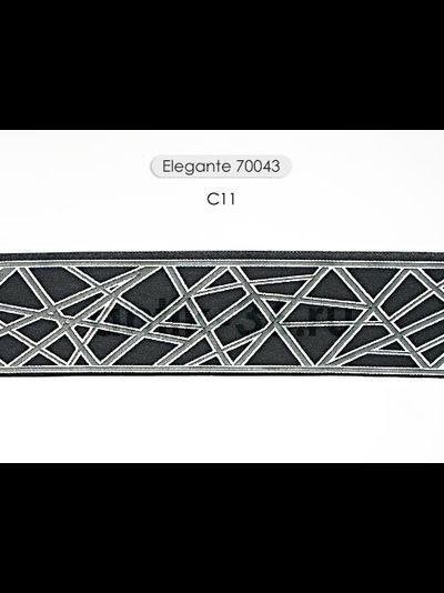 Арт. 70043, серия Elegante. Жаккардовая тесьма с футуристическим дизайном