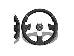 Рулевое колесо SeaStarSolutions «Thunder», серебристые спицы / черный обод