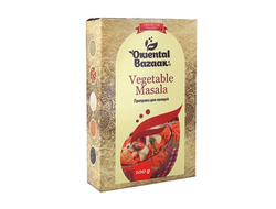 Смесь специй Vegetable Masala для овощей Shri Ganga, 100 гр