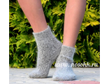 Детские ПУХОВЫЕ тонкие носки (30-32 размер)