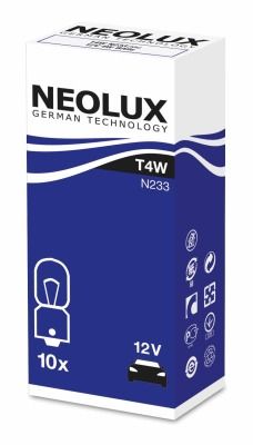 Лампа NEOLUX T4W 12V 4W 1 шт.