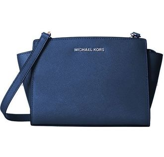 Сумка Michael Kors Selma Mini Messenger Blue / Синяя