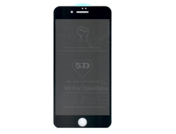 Защитное стекло iPhone 7  Plus/8 Plus черная рамка
