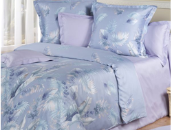 Двуспальный комплект постельного белья мако-сатин пудрового цвета
