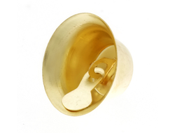Колокольчик 11 мм декоративный золотой