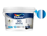 Dulux Новая Ослепительно Белая 3D White краска водно-дисперсионная для стен и потолков матовая