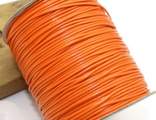 Вощеный шнур оранжевый диаметр 1,2 мм