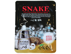 Тканевая маска от мимических морщин с экстрактом змеиного яда,Snake,Ekel,Корея