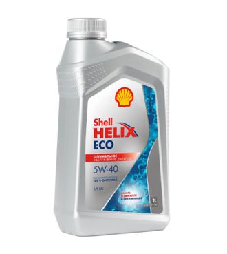 SHELL Helix ECO 5W40 SN син. мот. масло 1л (HX 8)