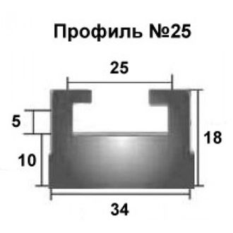 Склиза графитовая GARLAND 25-56.89-3-01-12 профиль: 25 (145 см) для снегоходов Yamaha VK540 III/IV, VK PRO, RS VIKING,