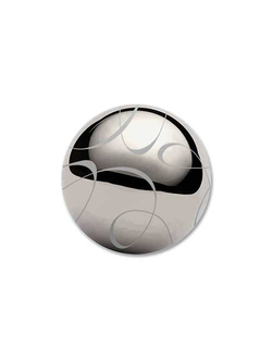 Хром глянец, цвет 1з, круглый подхват на магнитах с леской