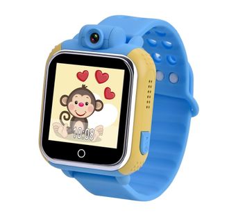 Детские часы Smart Baby Watch с GPS Q75 G10 - голубые