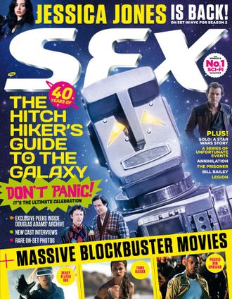 SFX Magazine April 2018 40 Years Of The Hitchhiker&#039;s Guide to the Galaxy Cover, Intpressshop