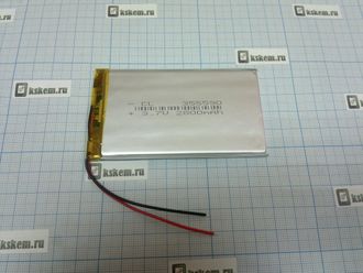 Аккумулятор с контроллером №10 для телефонов и планшетов 3.7v 2800mah (90х50х3,5 mm)