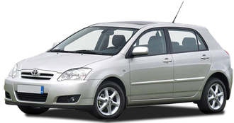 Чехлы на Toyota Corolla хэтчбек (2001-2007)