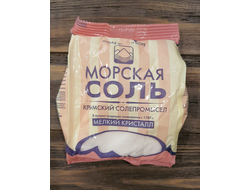 Соль пищевая крымская морская.