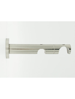 Кронштейн прямой формы с универсальным креплением карнизов. Все цвета в наличии, металл