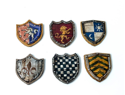 Decorative shields (painted)
