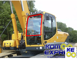 71Q4-02441, 71Q6-02440 Стекло лобовое верхнее Hyundai R180-9, R210-9, R250LC-9, R290LC-9, R300LC-9A,