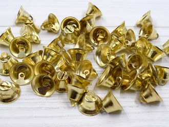 Колокольчики золото 22 мм
