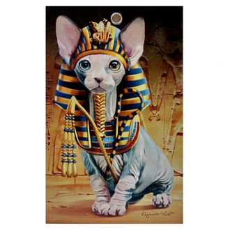 Доска сувенирная разделочная &quot;Кошка египетская&quot;, дерево