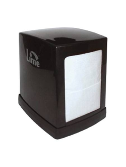 Диспенсер для салфеток настольный 2х-сторонний черный