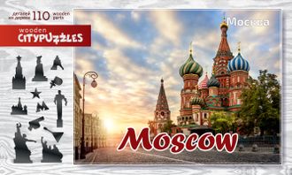 Фигурный-пазл &quot;Citypuzzles &quot;Москва&quot;