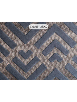 Sydney, эксклюзивная портьерная и обивочная ткань с тиснением