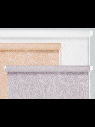 Рулонка стандартная на пластиковое окно с "огурцами" пейслей