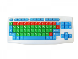 Клавиатура с большими кнопками для слабовидящих или с ДЦП