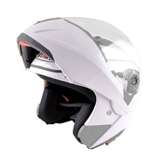Шлем (модуляр) Ataki FF902 Solid, белый (Размер L)