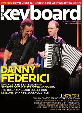 Keyboard Magazine August 2008 Danny Federici, Bruce Springsteen Cover, Иностранные журналы, Intpress