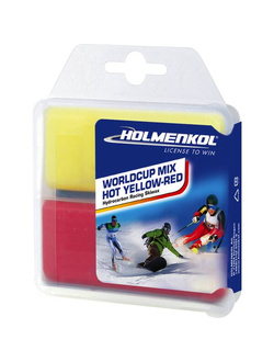 Парафин HOLMENKOL Worldcup Mix HOT YELLOW-RED 24128