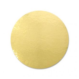 Подложка 10 см золото картонная круглая (толщина 0,8 мм)