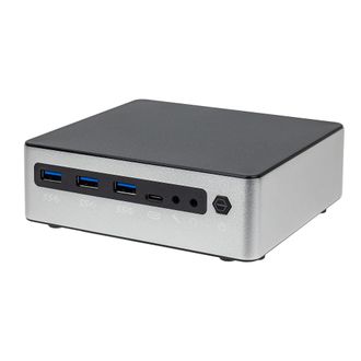 C815945Ц Hiper LC Nettop , I3-1215U / 8GB / SSD 256GB (1*HDMI, 1*DP) 3*USB3.0, 2*USB2.0, 1*Type-C, 2*RJ45, 1*SPK, 1*MIC, WiFi, VESA