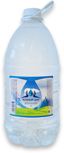 Вода питьевая из артезианского источника "Водный дар", 5 л