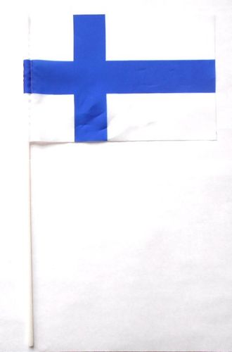 Флаг махательный Финляндия  (15х23)