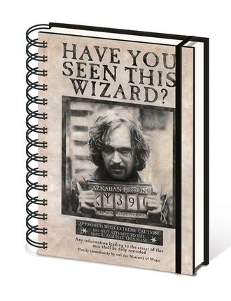 Ежедневник Pyramid: Harry Potter (Wanted Sirius Black) A5 Wiro Notebooks