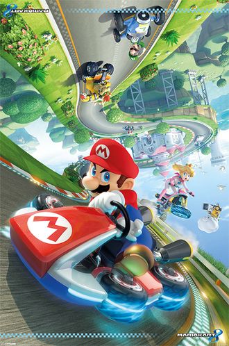 Постер Maxi Pyramid: Nintendo: Mario Kart 8 (Flip Poster)
