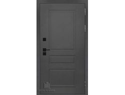 Дверь металлическая "Сенатор ПЛЮС SOLID" серый нубук soft (под панель)